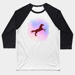 Horse in the Rainbow Mist. Baseball T-Shirt